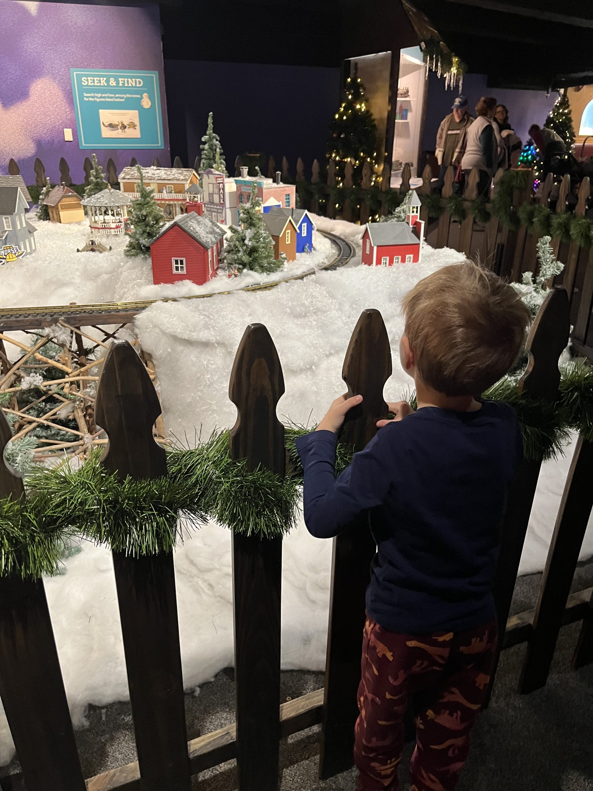 Cincinnati Holiday Trains - One Little Small Blog -Holiday Junction featuring the Duke Energy Holiday Trains at Cincinnati Museum Center