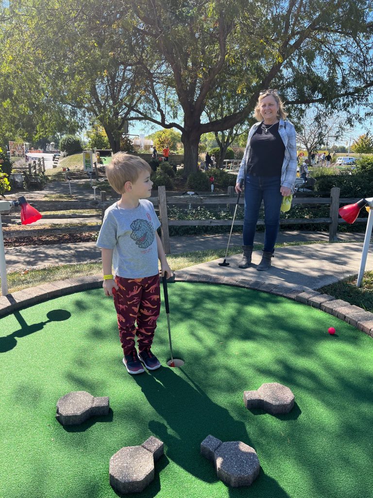 Young's Jersey Dairy Farm Mini Golf - Cincinnati Mini Golf - One Little Small Blog