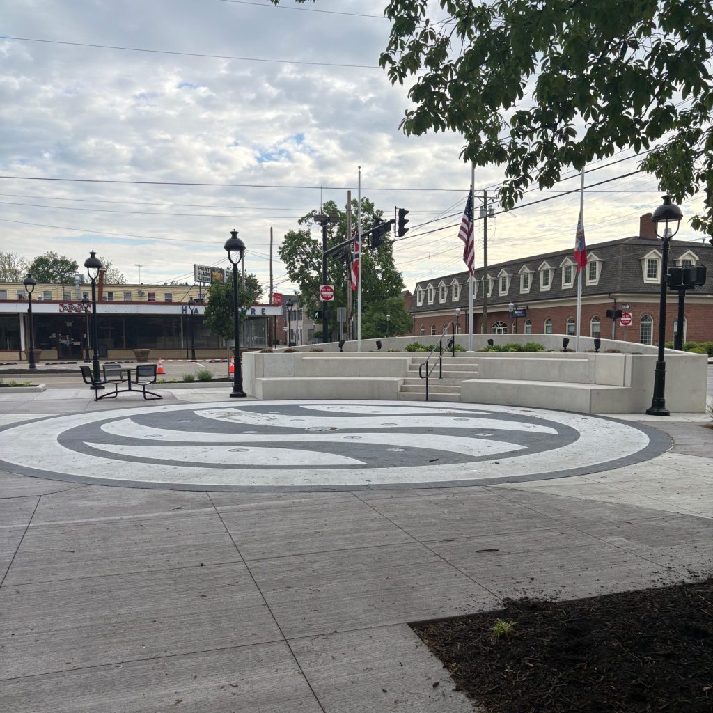 Depot Square in Sharonville - One Little Small Blog - Cincinnati Splash Pads Guide
