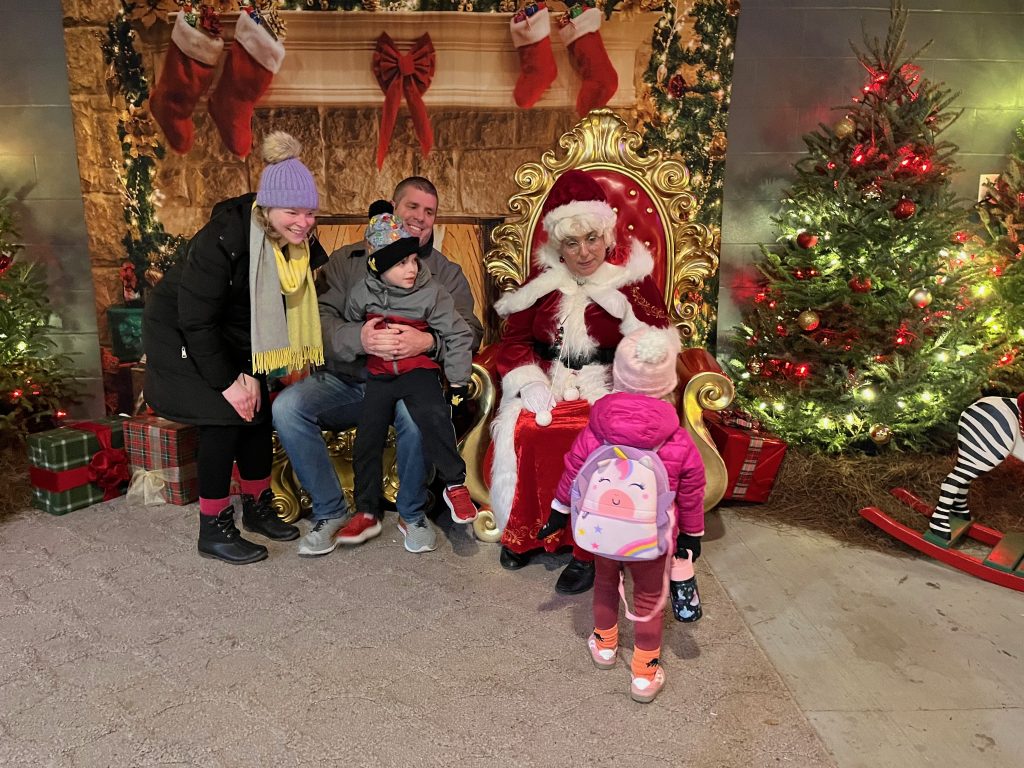 Santa in Cincinnati - One Little Small Blog - Mrs Clause at the Cincinnati Zoo Festival of Lights