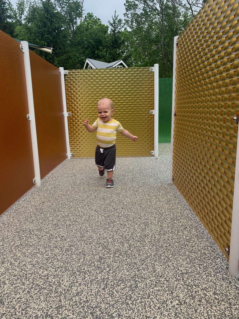 The maze at West Fork Park - One Little Small Blog