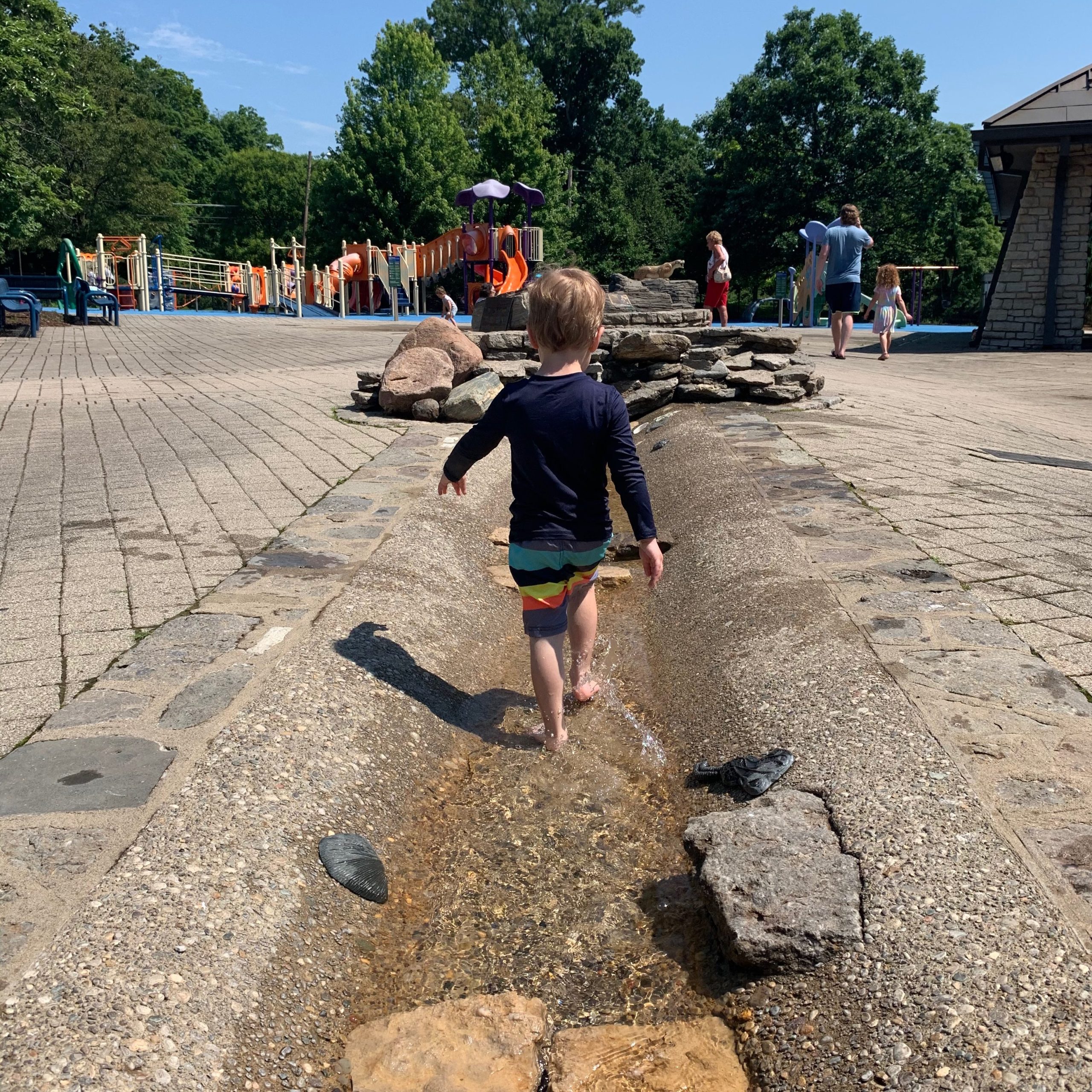 Sharon Woods Harbor Creek - Cincinnati Splash Pads - One Little Small Blog