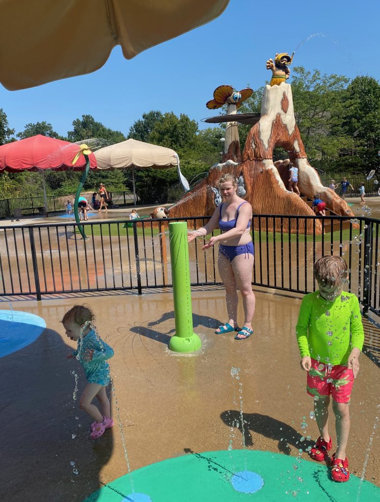Woodland Mound Parky's Wetland Adventure Splash Pad - One Little Small Blog - Cincinnati Splash Pads guide