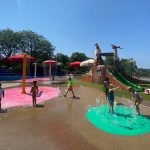 Woodland Mound Parky's Wetland Adventure splash pad - One Little Small Blog - Cincinnati Splash Pads guide