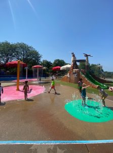 Woodland Mound Parky's Wetland Adventure splash pad - One Little Small Blog - Cincinnati Splash Pads guide