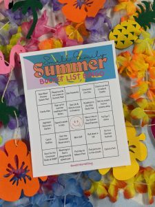 Summer Bucket List Bingo