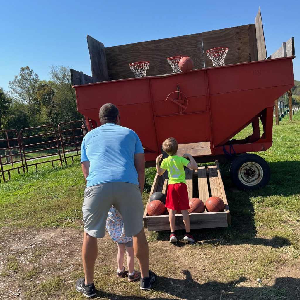 Hillbilly Hoops at Country Pumpkins - Cincinnati pumpkin patches - One Little Small Blog