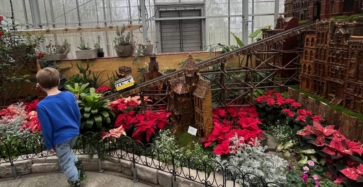 Cincinnati Holiday Trains - Krohn Conservatory Trains - One Little Small Blog